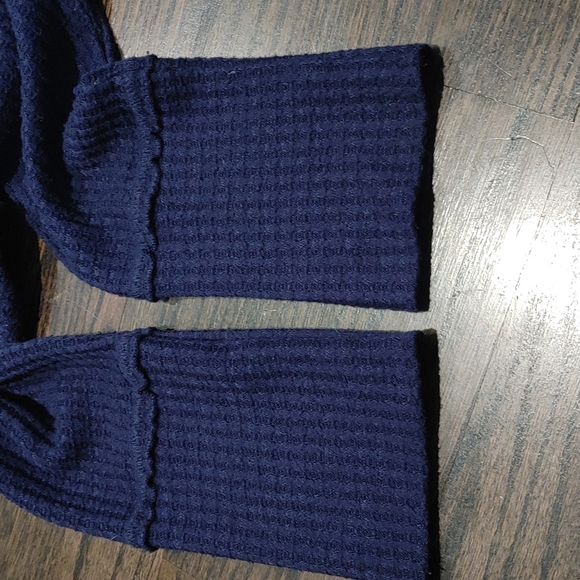 Anthropologie Waffle Knit Long Sleeve Henley - Picture 4 of 4